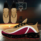 Custom Red Gold Maxsoul Shoes Personalized Sneaker FN003XD-D020391-16