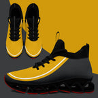 Custom Yellow Dark Gray Maxsoul Shoes Personalized Sneaker FN030XD-D020388-1