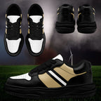 Custom Black Gold New Orleans Shoes Personalized Sneaker FN032-D020389-19