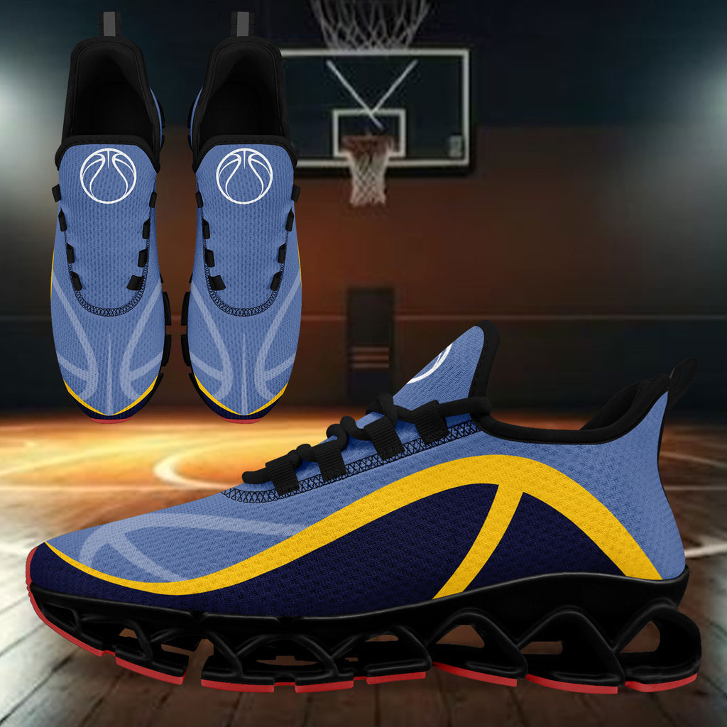 Custom Blue Yellow Maxsoul Shoes Personalized Sneaker FN003XD-D020391-11