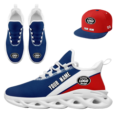 CUSTOM MAXSOUL SNEAKER AND HAT COMBO PERSONALIZED SNEAKER AND APPAREL FOR GIFTING BRAND PROMOTION FAN FESTIVALS AND EVENTS ZH-24020073-6w