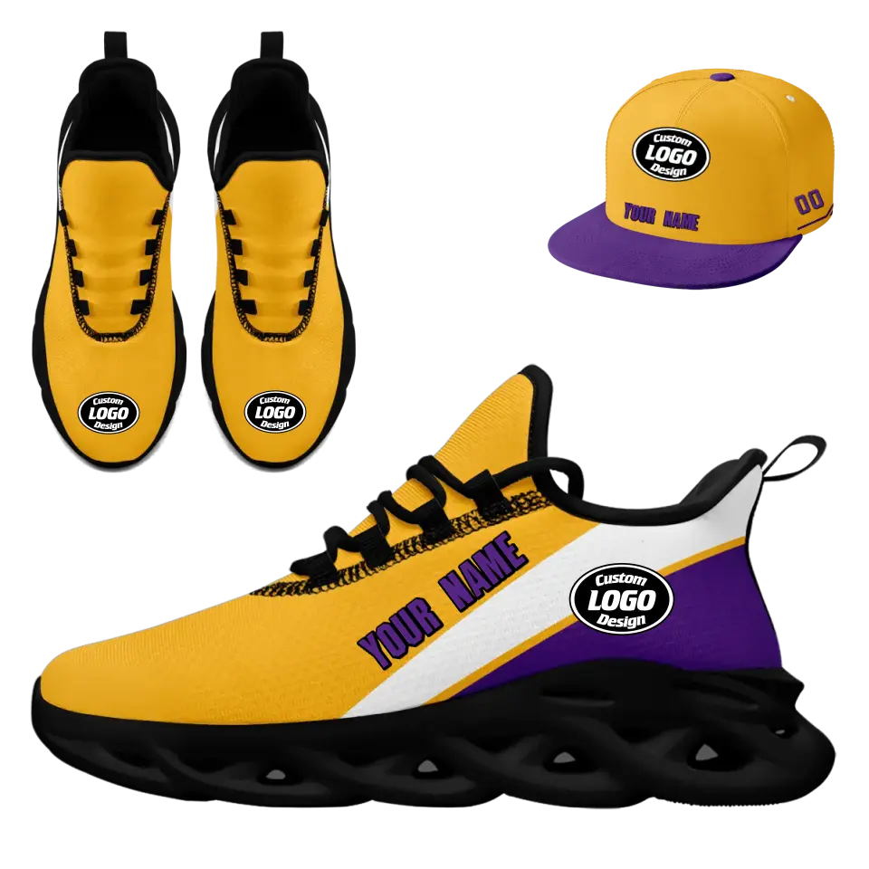 Custom Maxsoul Sneaker And Hat Combo Personalized Sneaker And Apparel For Gifting Brand Promotion Fan Festivals And Events Zh-24020073-7b