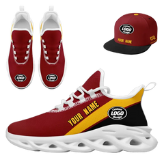 CUSTOM MAXSOUL SNEAKER AND HAT COMBO PERSONALIZED SNEAKER AND APPAREL FOR GIFTING BRAND PROMOTION FAN FESTIVALS AND EVENTS ZH-24020073-9w