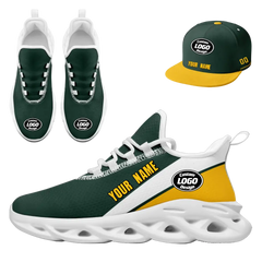 CUSTOM MAXSOUL SNEAKER AND HAT COMBO PERSONALIZED SNEAKER AND APPAREL FOR GIFTING BRAND PROMOTION FAN FESTIVALS AND EVENTS ZH-24020073-12w