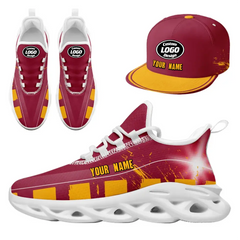 CUSTOM MAXSOUL SNEAKER AND HAT COMBO PERSONALIZED SNEAKER AND APPAREL FOR GIFTING BRAND PROMOTION FAN FESTIVALS AND EVENTS ZH-24020264-1w