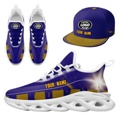 CUSTOM MAXSOUL SNEAKER AND HAT COMBO PERSONALIZED SNEAKER AND APPAREL FOR GIFTING BRAND PROMOTION FAN FESTIVALS AND EVENTS ZH-24020264-2w