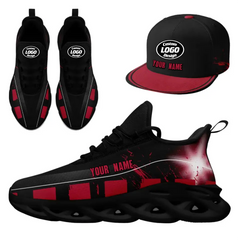 CUSTOM MAXSOUL SNEAKER AND HAT COMBO PERSONALIZED SNEAKER AND APPAREL FOR GIFTING BRAND PROMOTION FAN FESTIVALS AND EVENTS ZH-24020264-3b