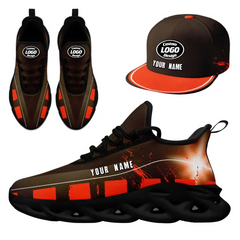 CUSTOM MAXSOUL SNEAKER AND HAT COMBO PERSONALIZED SNEAKER AND APPAREL FOR GIFTING BRAND PROMOTION FAN FESTIVALS AND EVENTS ZH-24020264-8b