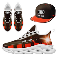 CUSTOM MAXSOUL SNEAKER AND HAT COMBO PERSONALIZED SNEAKER AND APPAREL FOR GIFTING BRAND PROMOTION FAN FESTIVALS AND EVENTS ZH-24020264-8w