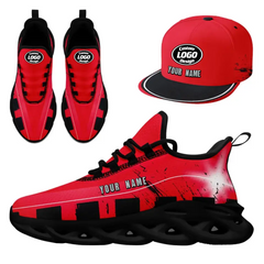 CUSTOM MAXSOUL SNEAKER AND HAT COMBO PERSONALIZED SNEAKER AND APPAREL FOR GIFTING BRAND PROMOTION FAN FESTIVALS AND EVENTS ZH-24020264-12b