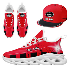 CUSTOM MAXSOUL SNEAKER AND HAT COMBO PERSONALIZED SNEAKER AND APPAREL FOR GIFTING BRAND PROMOTION FAN FESTIVALS AND EVENTS ZH-24020264-12w