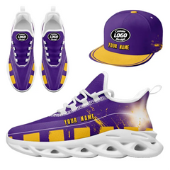 CUSTOM MAXSOUL SNEAKER AND HAT COMBO PERSONALIZED SNEAKER AND APPAREL FOR GIFTING BRAND PROMOTION FAN FESTIVALS AND EVENTS ZH-24020264-17w