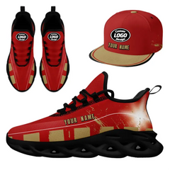 CUSTOM MAXSOUL SNEAKER AND HAT COMBO PERSONALIZED SNEAKER AND APPAREL FOR GIFTING BRAND PROMOTION FAN FESTIVALS AND EVENTS ZH-24020264-25b