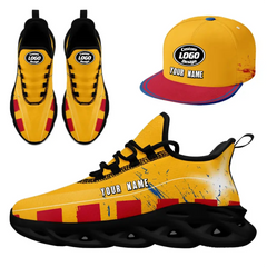 CUSTOM MAXSOUL SNEAKER AND HAT COMBO PERSONALIZED SNEAKER AND APPAREL FOR GIFTING BRAND PROMOTION FAN FESTIVALS AND EVENTS ZH-24020264-30b