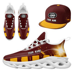 CUSTOM MAXSOUL SNEAKER AND HAT COMBO PERSONALIZED SNEAKER AND APPAREL FOR GIFTING BRAND PROMOTION FAN FESTIVALS AND EVENTS ZH-24020264-31w