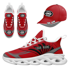 CUSTOM MAXSOUL SNEAKER AND HAT COMBO PERSONALIZED SNEAKER AND APPAREL FOR GIFTING BRAND PROMOTION FAN FESTIVALS AND EVENTS JH-24020105-1w