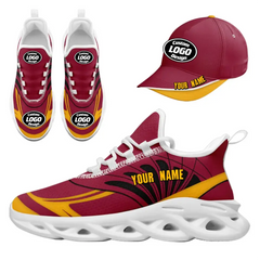 CUSTOM MAXSOUL SNEAKER AND HAT COMBO PERSONALIZED SNEAKER AND APPAREL FOR GIFTING BRAND PROMOTION FAN FESTIVALS AND EVENTS JH-24020105-2w