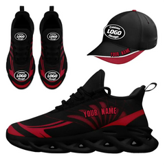 CUSTOM MAXSOUL SNEAKER AND HAT COMBO PERSONALIZED SNEAKER AND APPAREL FOR GIFTING BRAND PROMOTION FAN FESTIVALS AND EVENTS JH-24020105-4b