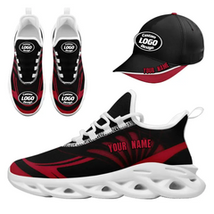 CUSTOM MAXSOUL SNEAKER AND HAT COMBO PERSONALIZED SNEAKER AND APPAREL FOR GIFTING BRAND PROMOTION FAN FESTIVALS AND EVENTS JH-24020105-4w