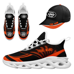 CUSTOM MAXSOUL SNEAKER AND HAT COMBO PERSONALIZED SNEAKER AND APPAREL FOR GIFTING BRAND PROMOTION FAN FESTIVALS AND EVENTS JH-24020105-7w