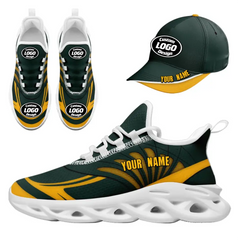 CUSTOM MAXSOUL SNEAKER AND HAT COMBO PERSONALIZED SNEAKER AND APPAREL FOR GIFTING BRAND PROMOTION FAN FESTIVALS AND EVENTS JH-24020105-10w