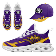 CUSTOM MAXSOUL SNEAKER AND HAT COMBO PERSONALIZED SNEAKER AND APPAREL FOR GIFTING BRAND PROMOTION FAN FESTIVALS AND EVENTS JH-24020105-14w