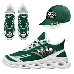 CUSTOM MAXSOUL SNEAKER AND HAT COMBO PERSONALIZED SNEAKER AND APPAREL FOR GIFTING BRAND PROMOTION FAN FESTIVALS AND EVENTS JH-24020105-22w