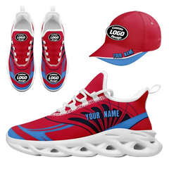 CUSTOM MAXSOUL SNEAKER AND HAT COMBO PERSONALIZED SNEAKER AND APPAREL FOR GIFTING BRAND PROMOTION FAN FESTIVALS AND EVENTS JH-24020105-23w