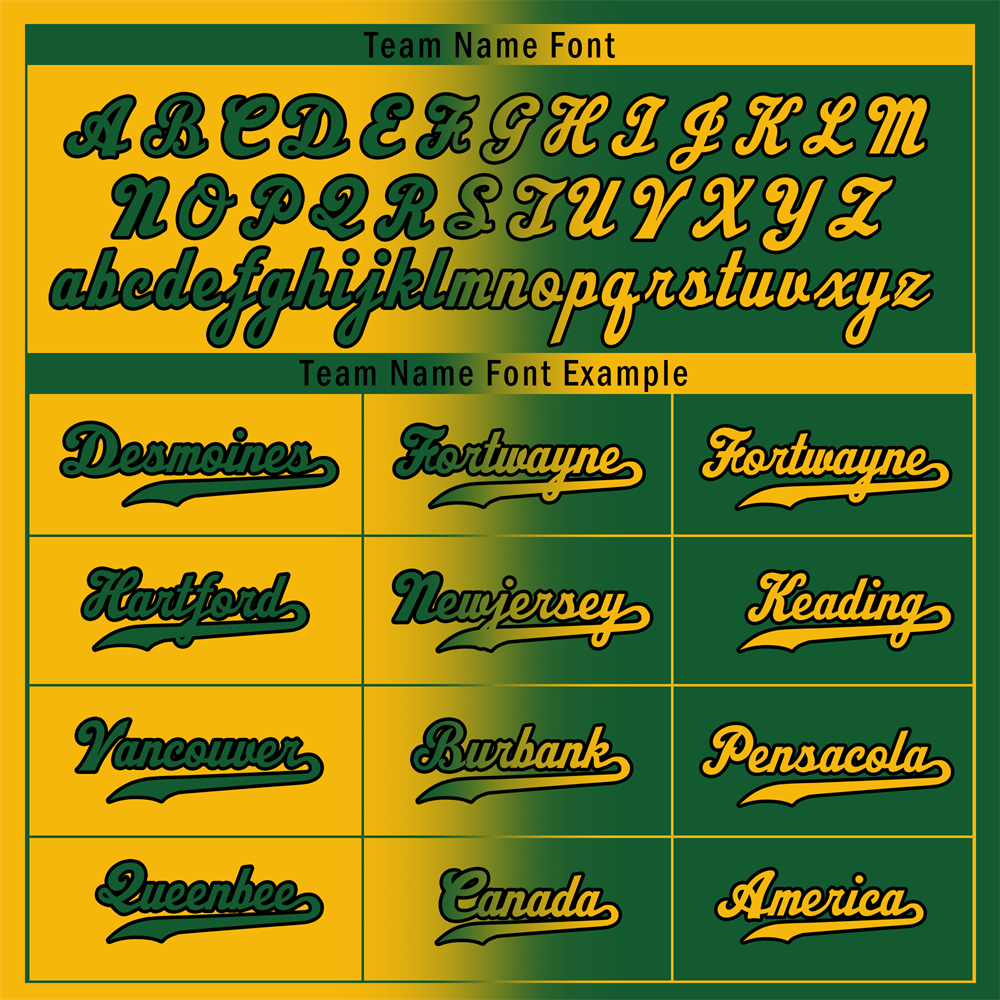 Custom Orange Green Gradient Fashion Green Authentic Baseball Jersey