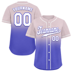 Custom  Fade Fashion White Authentic Baseball Jersey