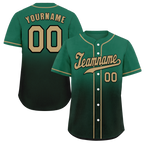 Custom  Fade Fashion Grey Authentic Baseball Jersey