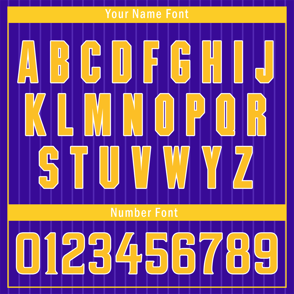 Custom Purple Stripe Fashion Yellow Authentic Baseball Jersey
