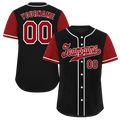 Custom Black Brown Raglan Sleeves Brown Authentic Baseball Jersey