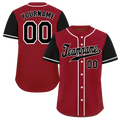 Custom Brown Black Raglan Sleeves Black Authentic Baseball Jersey