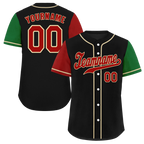 Custom Black Two Tone Brown Authentic Baseball Jersey