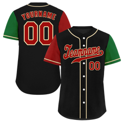 Custom Black Two Tone Brown Authentic Baseball Jersey