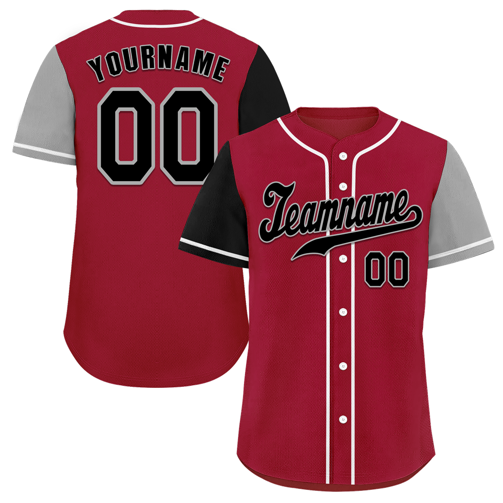 Custom Brown Two Tone Black Authentic Baseball Jersey