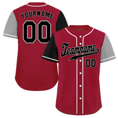 Custom Brown Two Tone Black Authentic Baseball Jersey