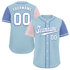 Custom Aqua Two Tone White Authentic Baseball Jersey