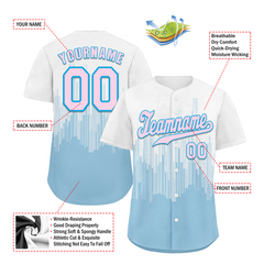 Custom White Aqua City Edition Pink Authentic Baseball Jersey BSBJ0a-bc0fbb7