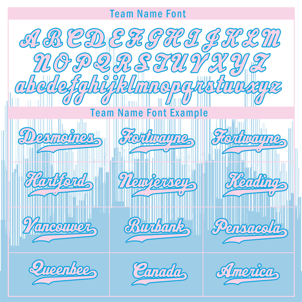 Custom White Aqua City Edition Pink Authentic Baseball Jersey BSBJ0a-bc0fbb7