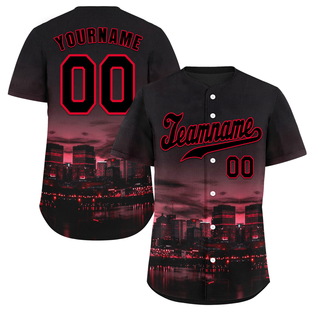 Custom Black City Edition Black Authentic Baseball Jersey BSBJ0a-bc0fbc0