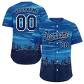 Custom Blue City Edition Black Authentic Baseball Jersey BSBJ0a-bc0fbca