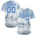 Custom White City Edition Blue Authentic Baseball Jersey BSBJ0a-bc0fbcd