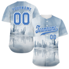 Custom White City Edition Blue Authentic Baseball Jersey BSBJ0a-bc0fbcd