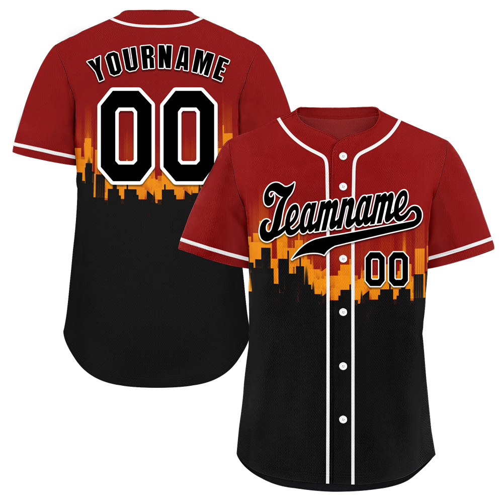 Custom Brown Black City Edition Black Authentic Baseball Jersey BSBJ0a-bc0fbcf