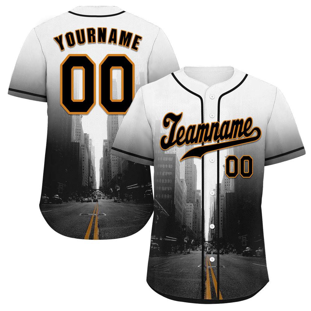 Custom White Black City Edition Black Authentic Baseball Jersey BSBJ0a-bc0fbc9