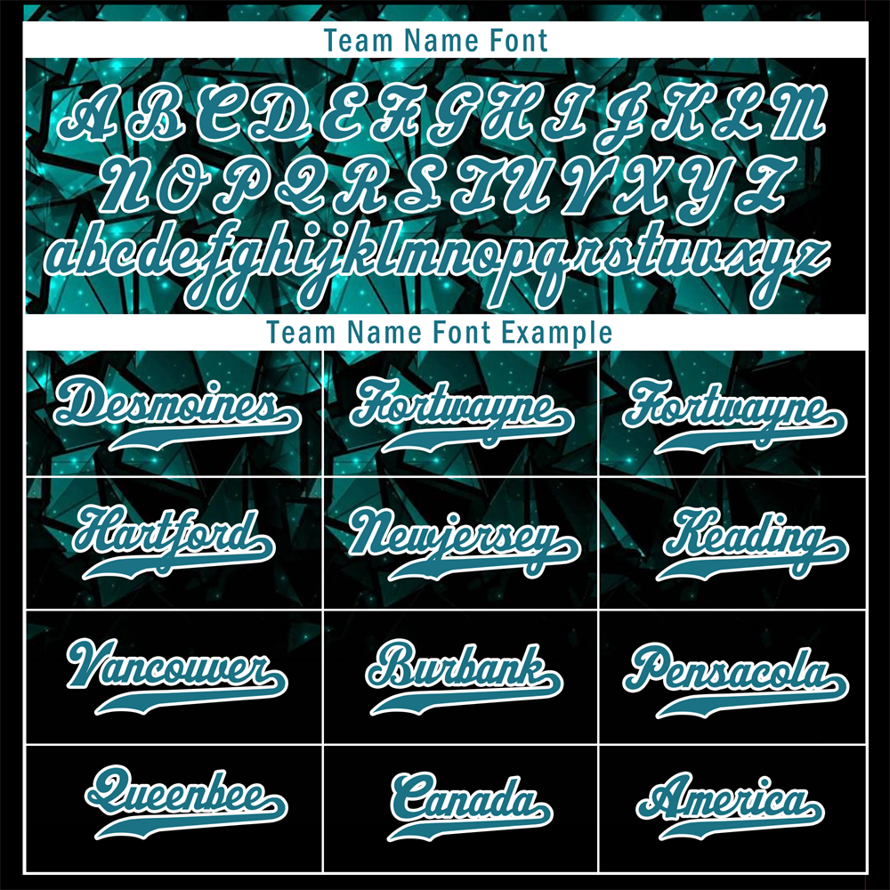 Custom Black 3D Pattern Aqua Authentic Baseball Jersey BSBJ0a-bc0fbdb