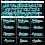 Custom Black 3D Pattern Aqua Authentic Baseball Jersey BSBJ0a-bc0fbdb