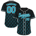 Custom Black 3D Pattern Aqua Authentic Baseball Jersey BSBJ0a-bc0fbdc